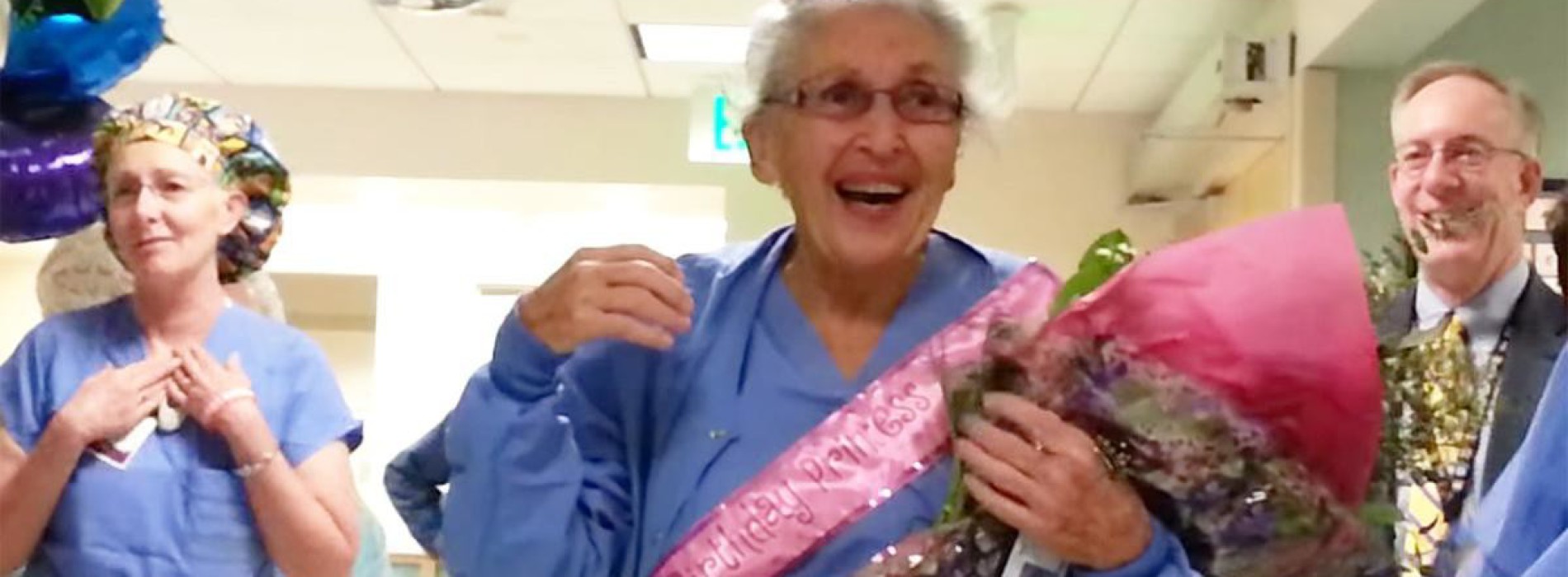 Oldest nurse in the United States celebrated her 90th birthday last week, and is still working!