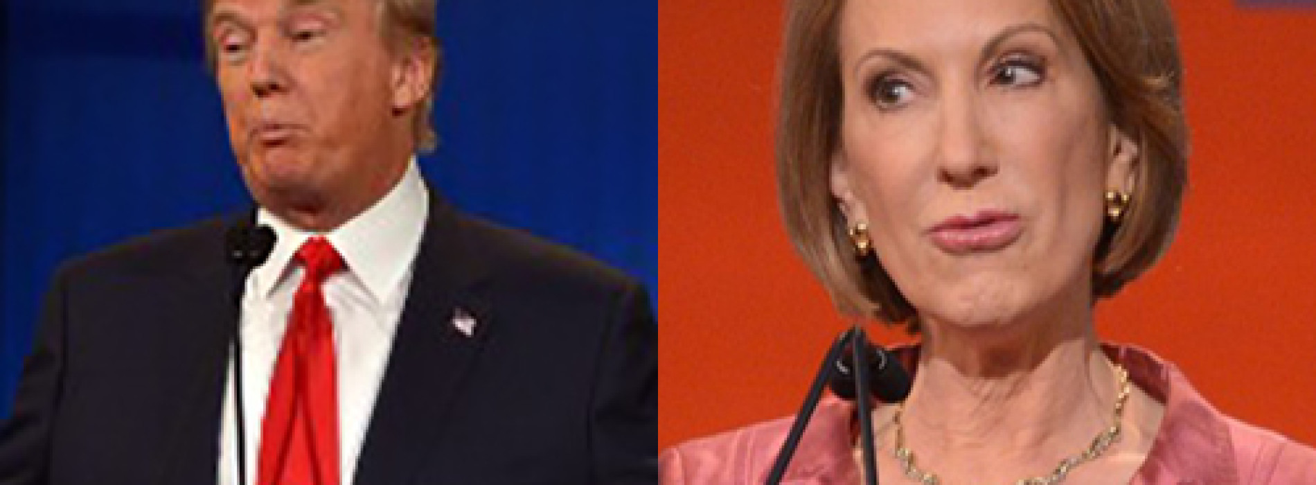 Carly: 1, Trump: 0